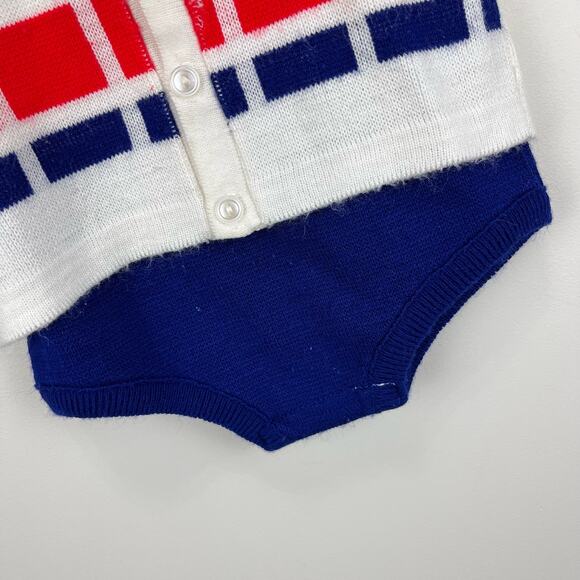 Vintage A Little Angel Knit Sweater Romper Set - Picture 3 of 11